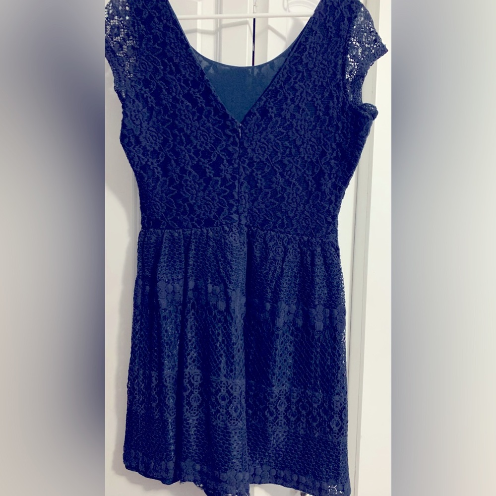 NAVY BLUE MAISON JULES COCKTAIL DRESS.